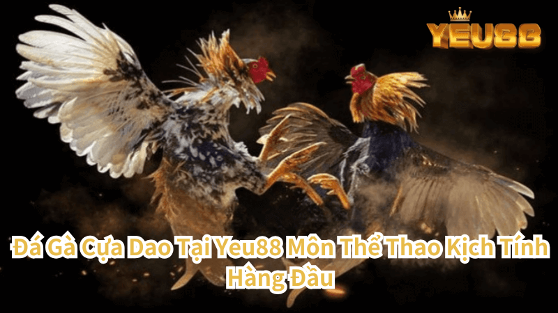 Đá Gà Cựa Dao Tại Yeu88 Môn Thể Thao Kịch Tính Hàng Đầu